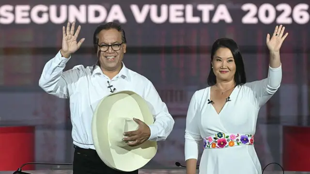 Sánchez y Fujimori en un debate de campaña.