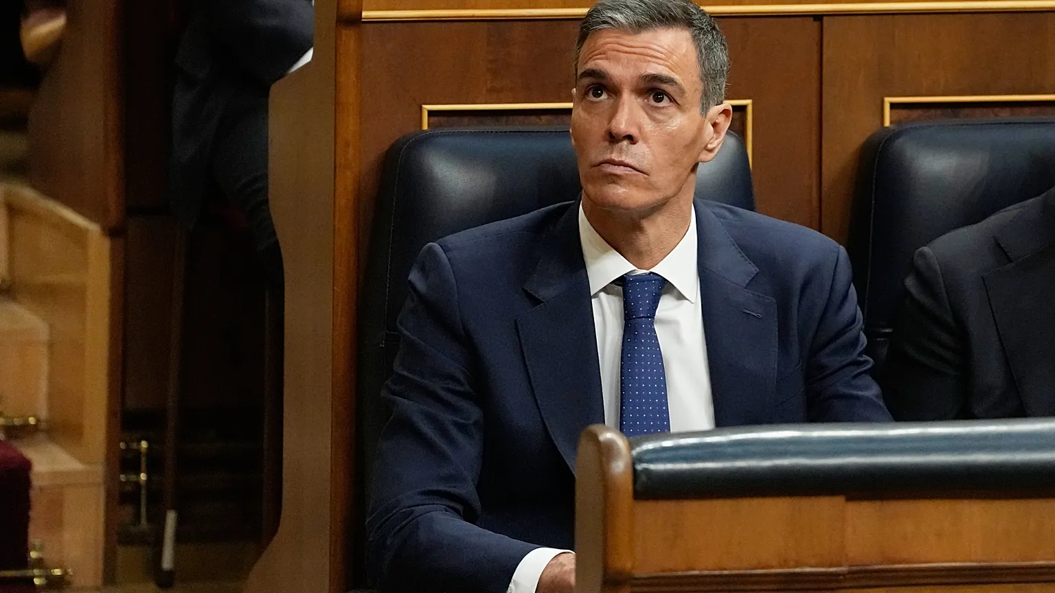 Sánchez in the Congress of Deputies, in a file photo