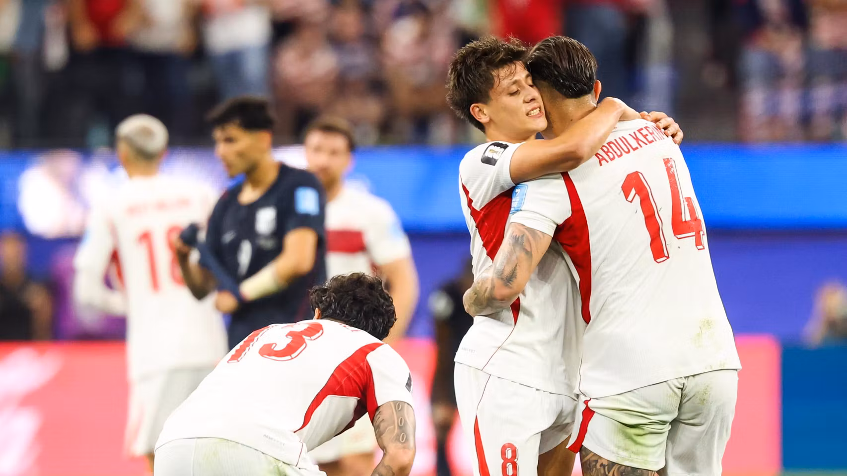 Arda Güler celebra un gol contra Estados Unidos en el Mundial.