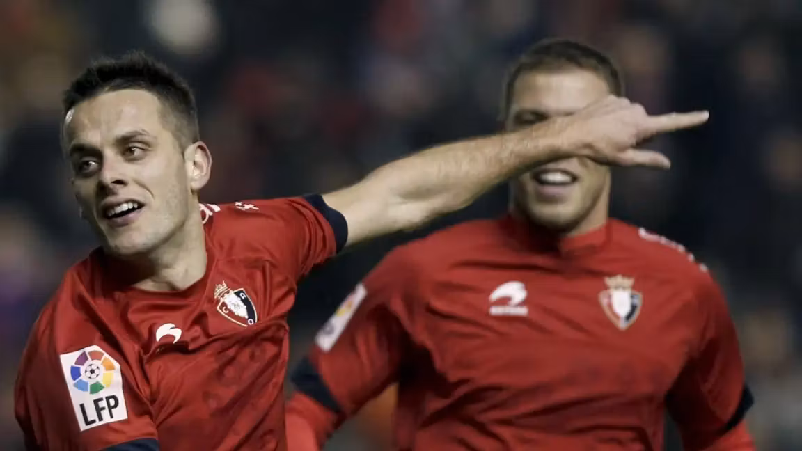 Javier Camuñas, durante su etapa en el CA Osasuna.