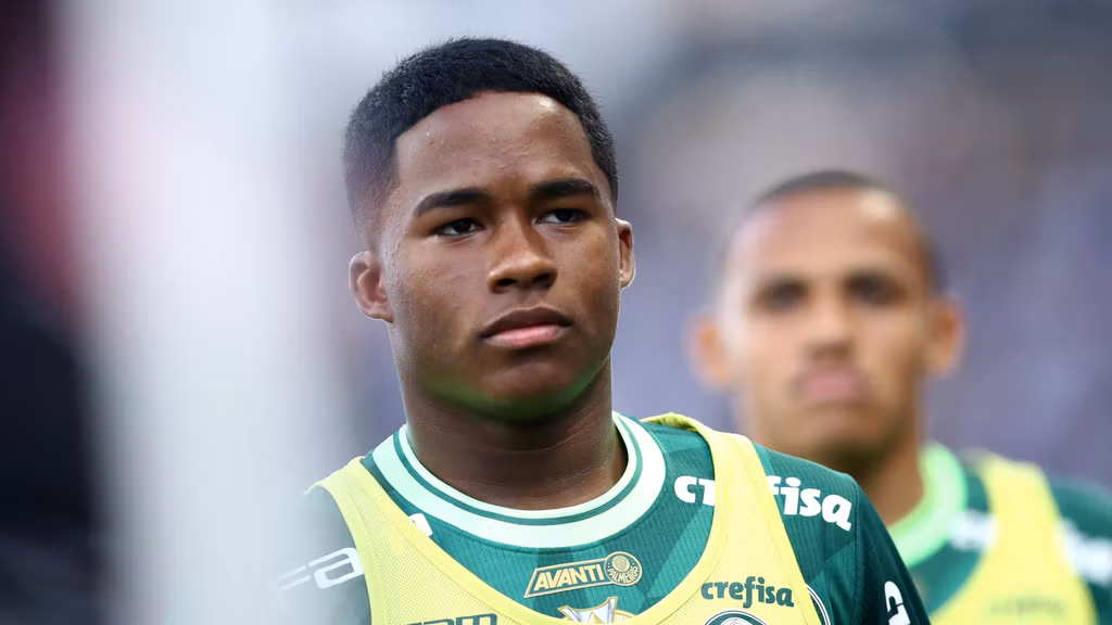 Endrick, en el Palmeiras