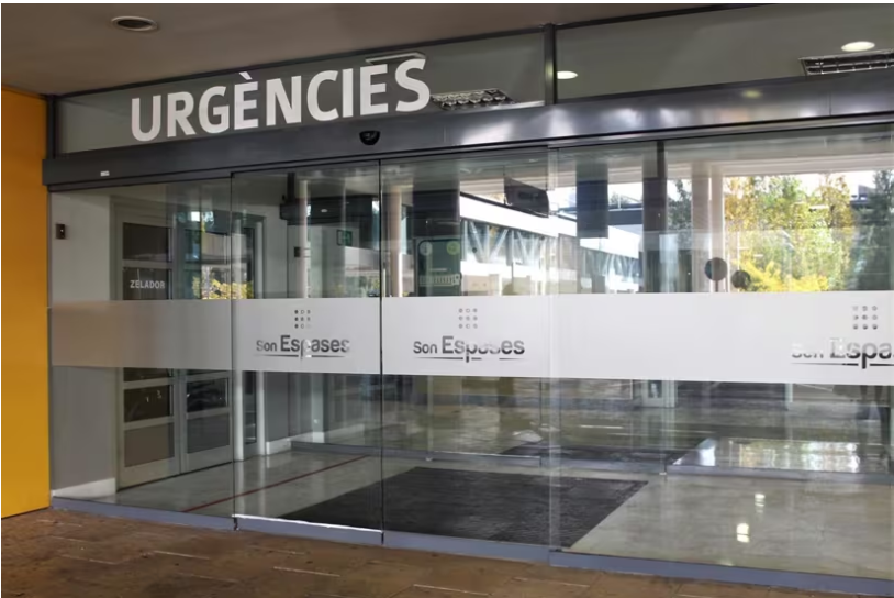 Puerta de Urgencias dle Hospital de Son Espases (Mallorca)