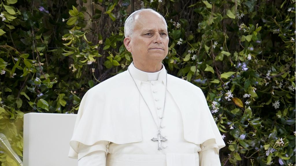 El papa Leon XIV, durante su visita al Estadio Santiago Bernabéu.