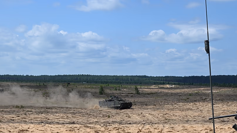 A tank during the "Freedom Shield"-exercise, 22/06/2026
