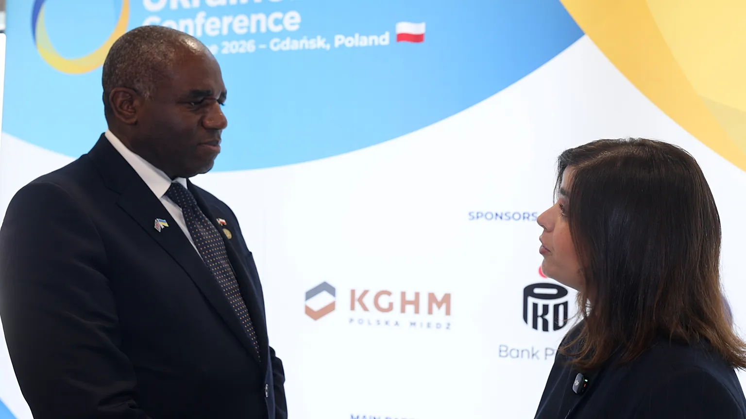 David Lammy, UK Deputy Prime Minister &amp; Maria Tadeo, Euronews