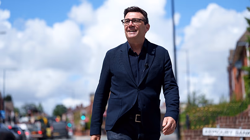 Burnham was ineligible to run for Labour Party leader until he was offered the chance to stand in a by-election and return to Westminster. 9 June, 2026.