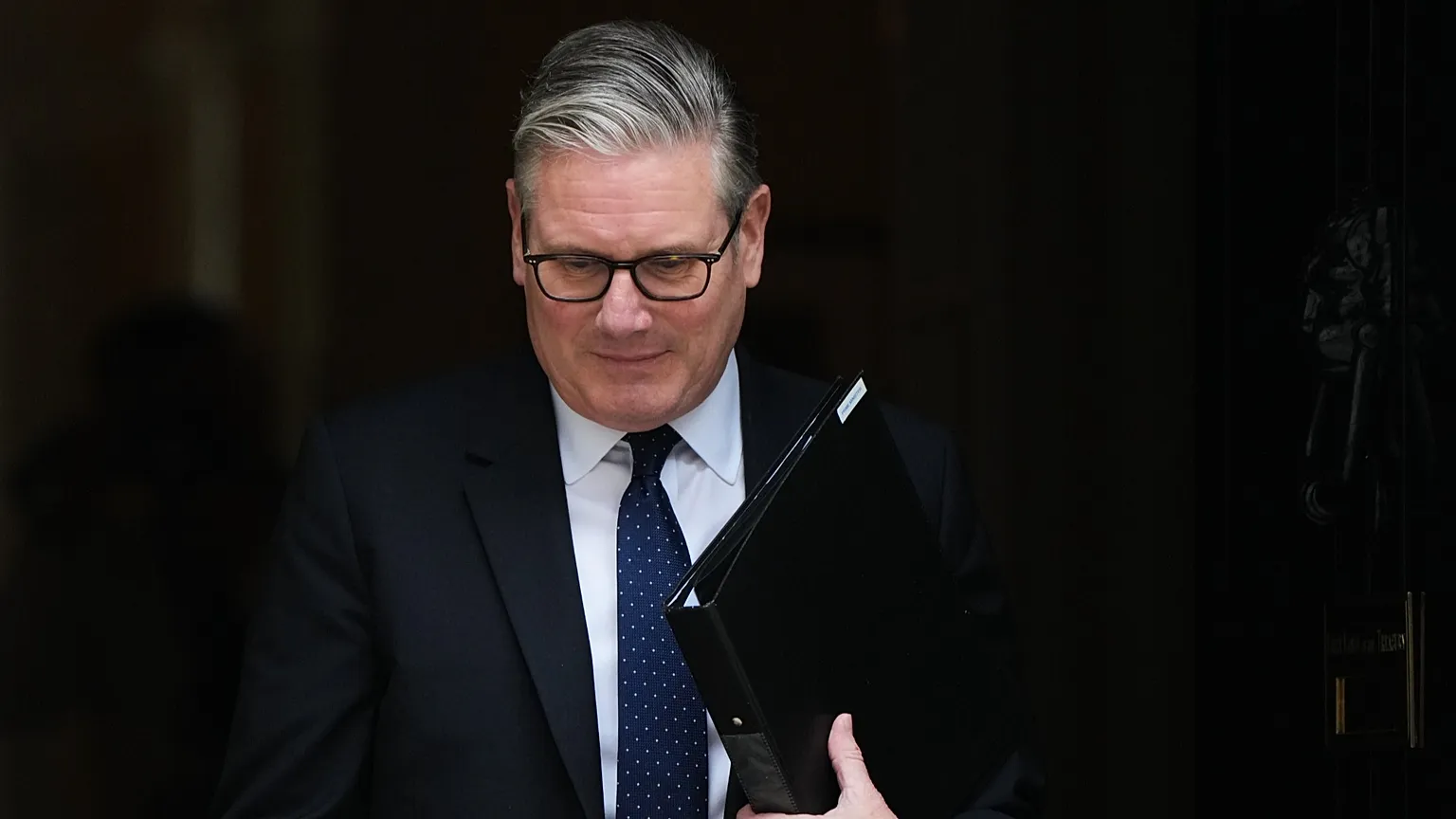 Keir Starmer leaves Number 10 Downing Street the home of the UK Prime Minister