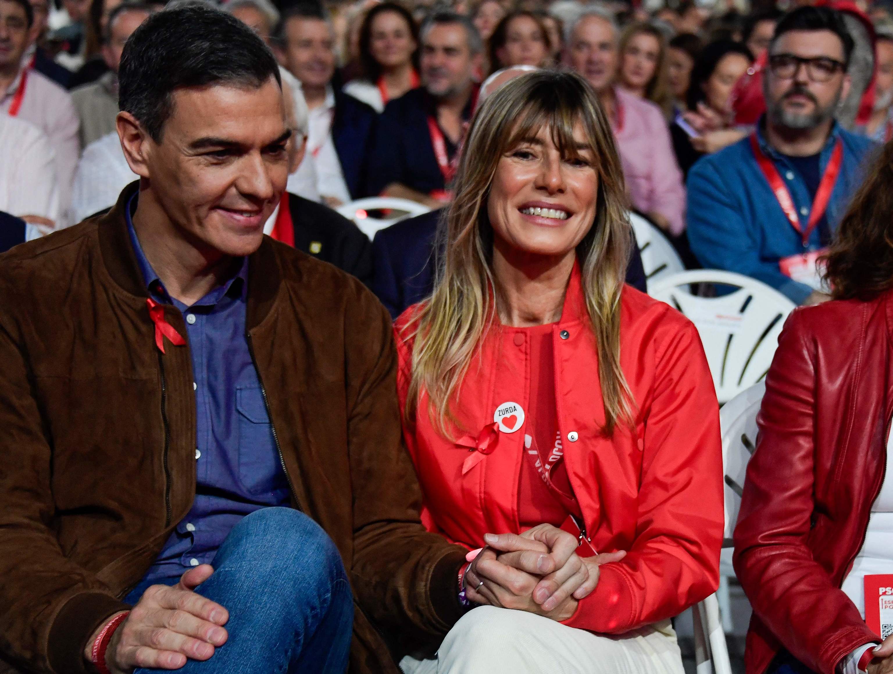 Pedro Sánchez y Begoña Gómez, en una imagen de 2024.