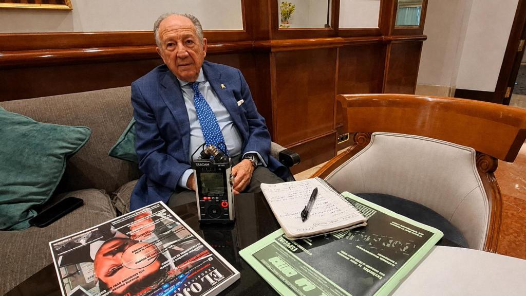 Félix Sanz Roldán, el pasado 3 de junio, en una estancia del Hotel Intercontinental de Madrid.