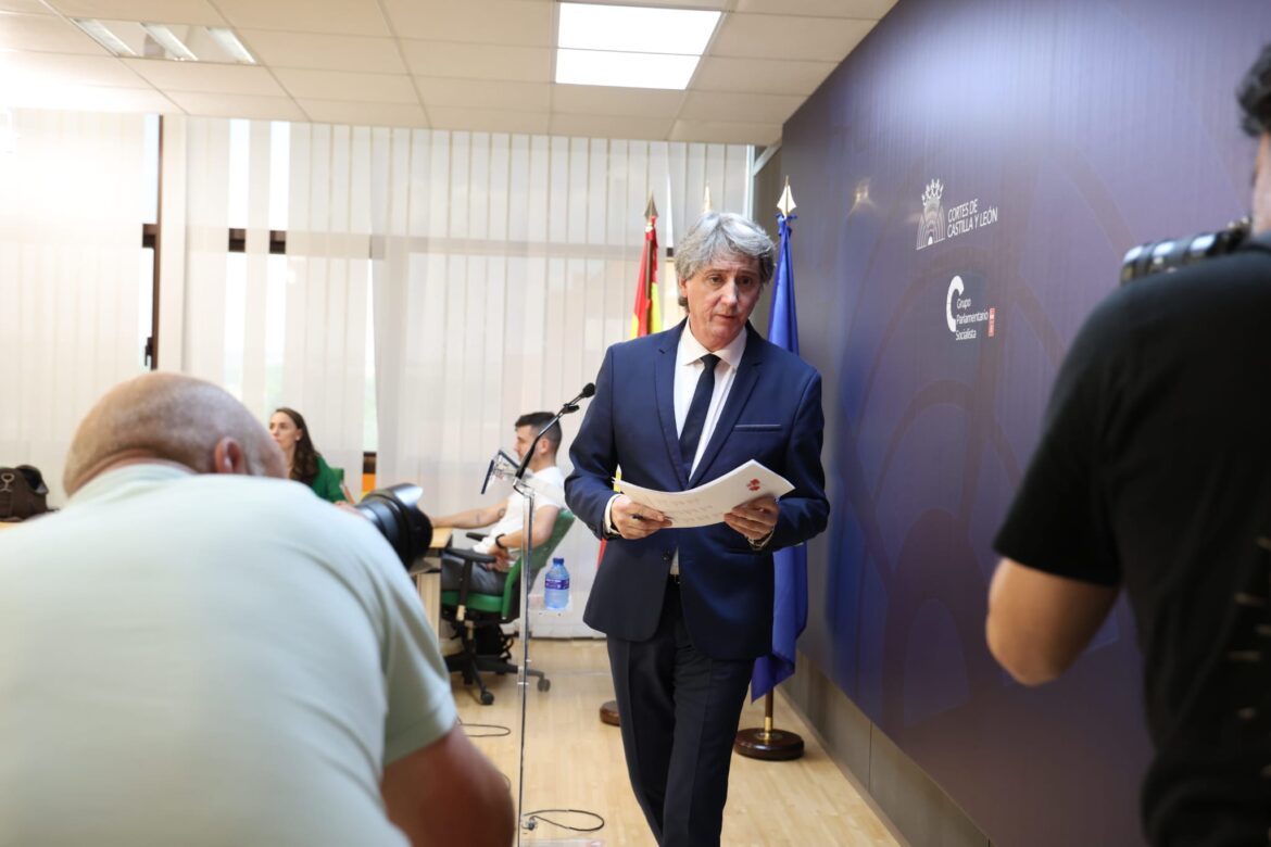 Carlos Martínez, líder del PSOE en Castilla y León.