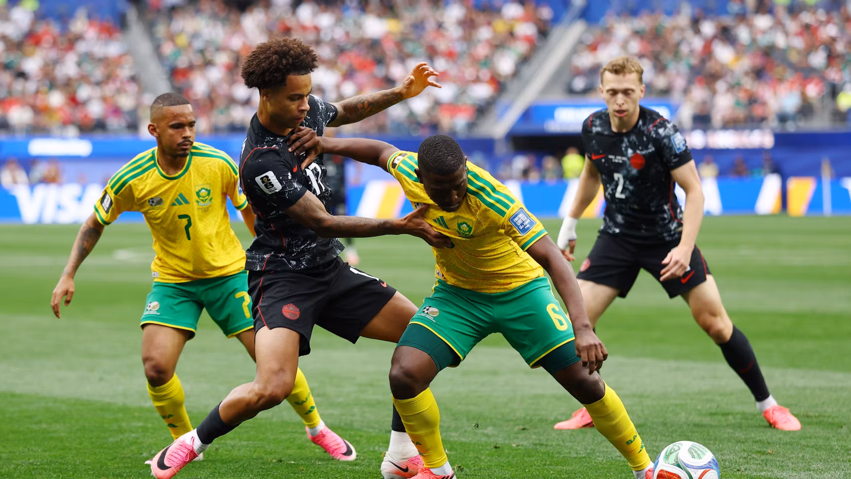 Buchanan, durante el partido contra Sudáfrica.