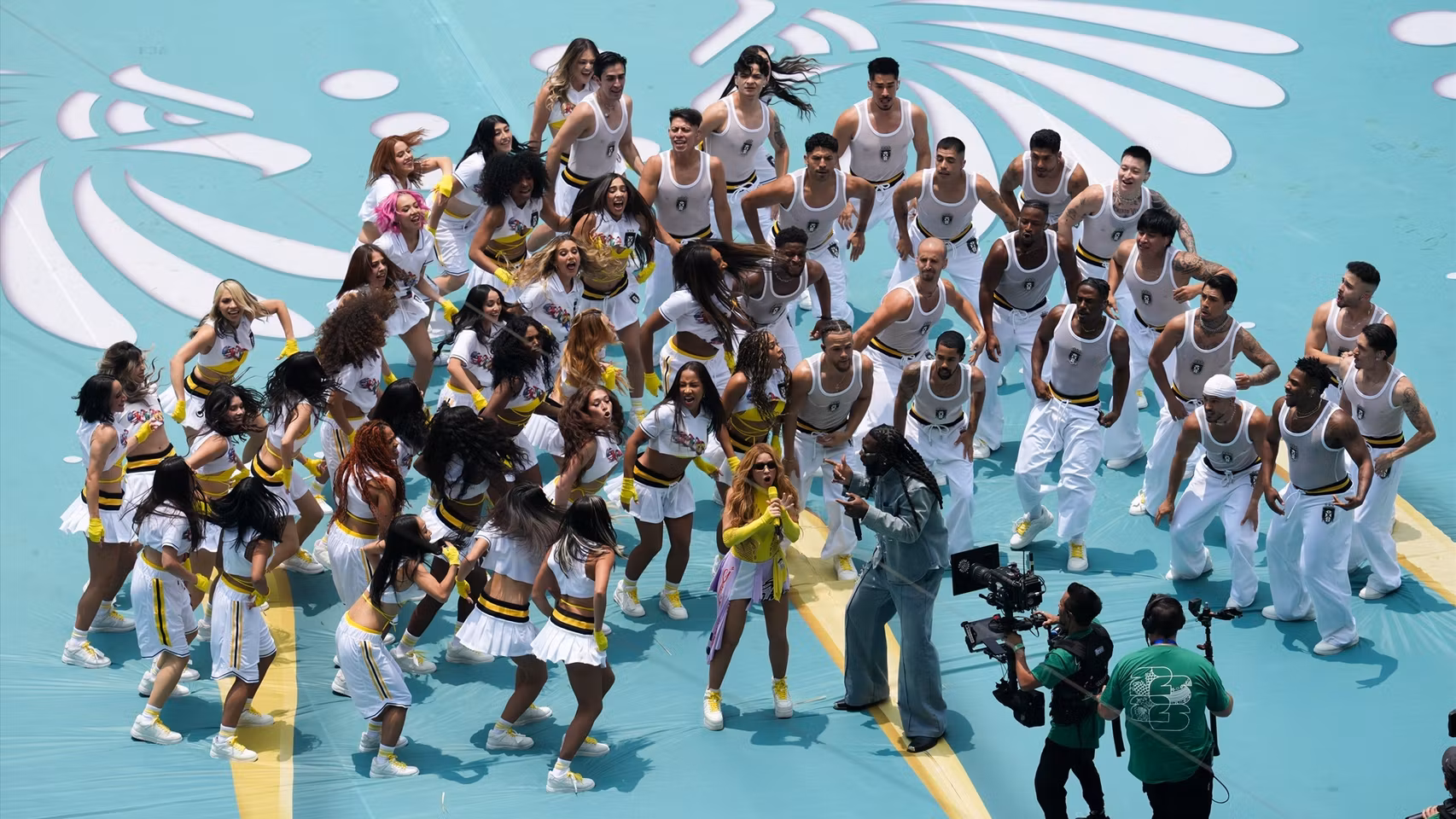 Shakira en la inauguración del Mundial.