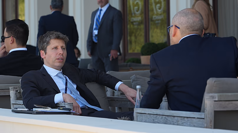 Sam Altman at the G7 summit.