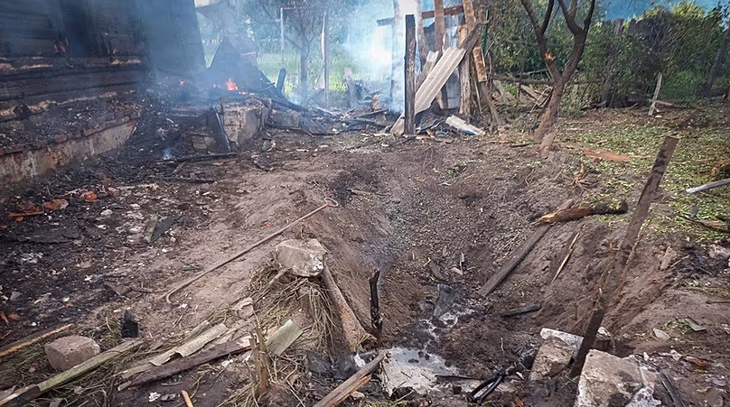 Striked locations in Ukraine on June 14