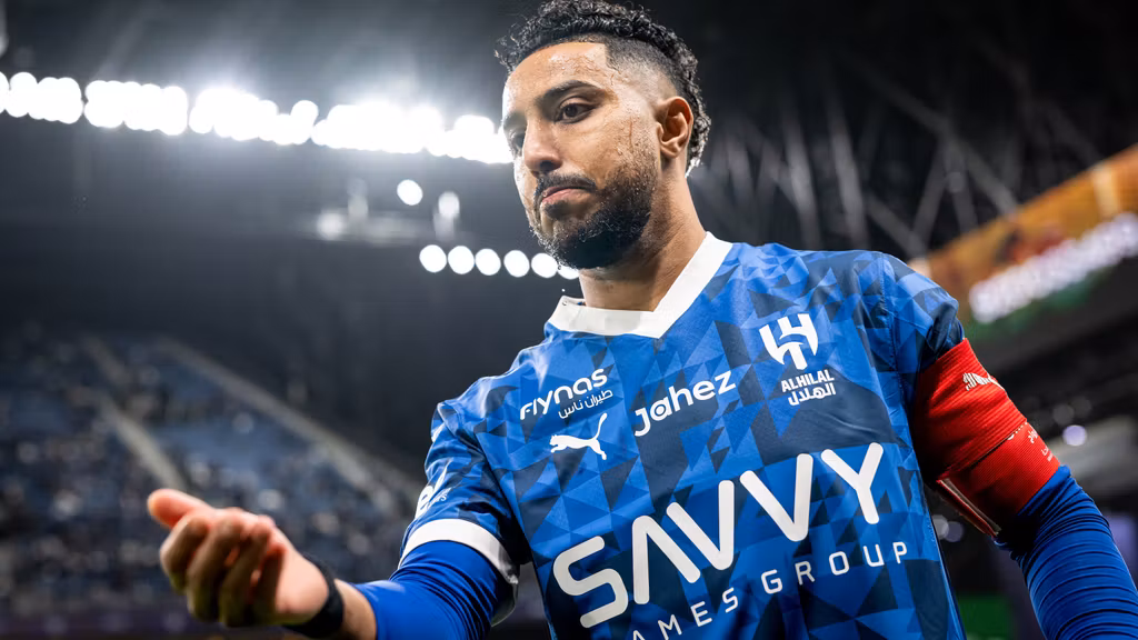 Salem Al Dawsari, durante un partido con Al Hilal.