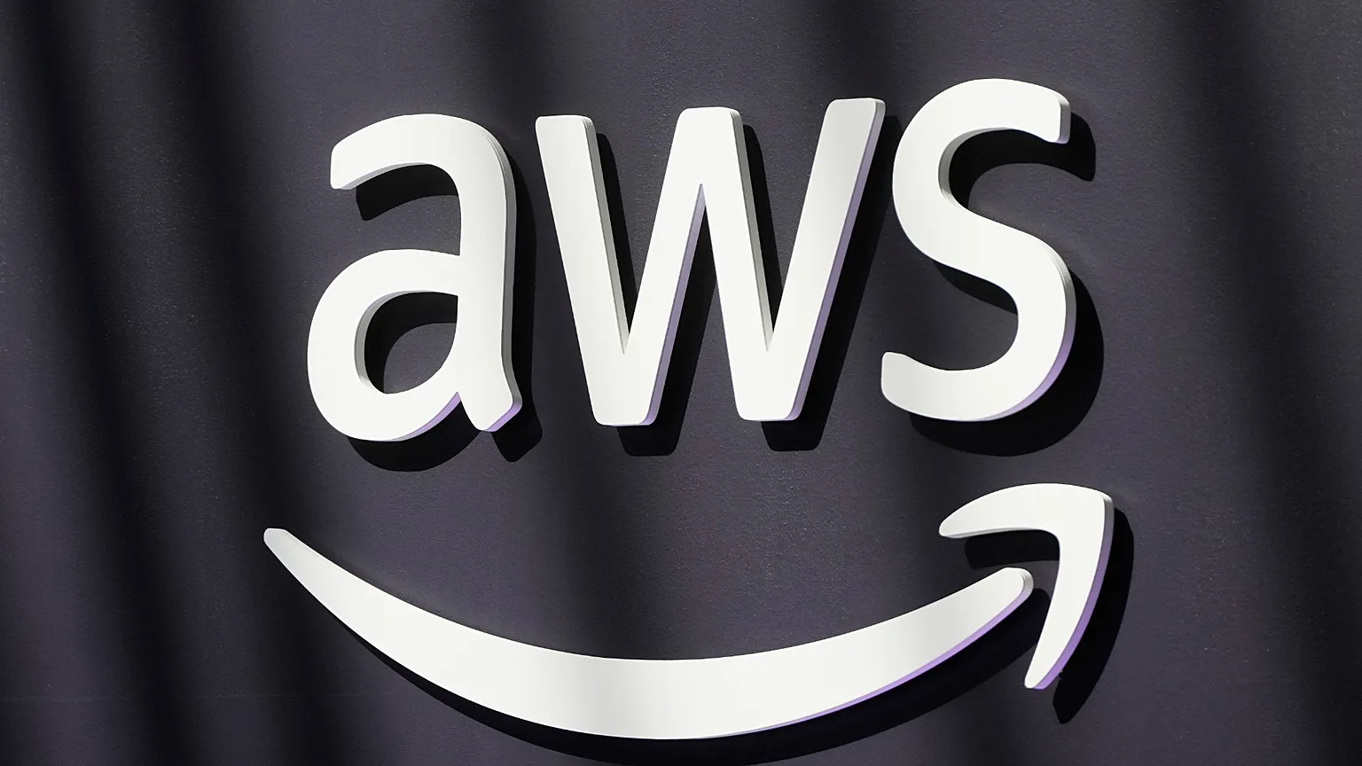 An AWS logo is shown at a What's Next with AWS event Tuesday, April 28, 2026, in San Francisco.