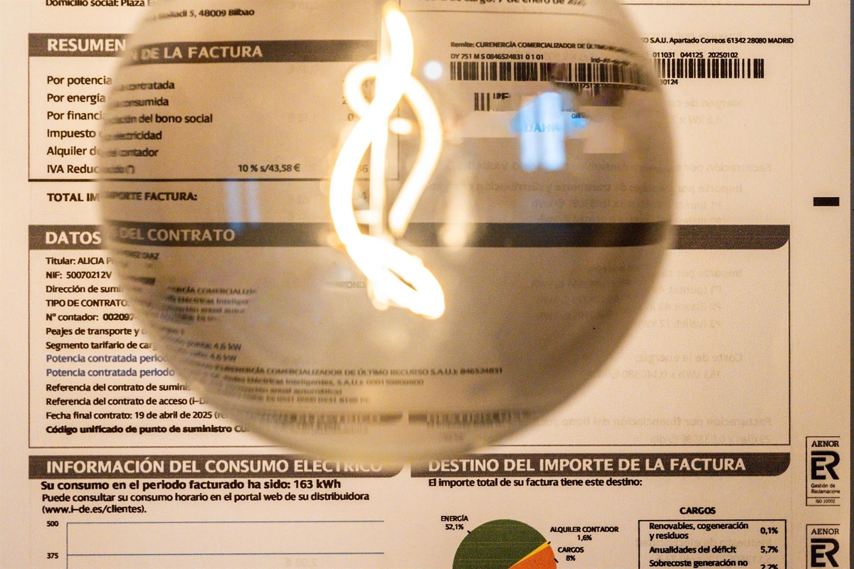 Un 17,43% de la población española se encuentra en situación de vulnerabilidad, lo que significa que casi uno de cada cinco españoles sufriría un crítico impacto ante un corte de suministro. (Europa Press)