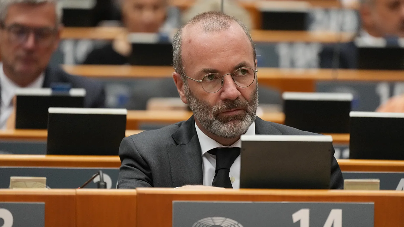 Manfred Weber speaks at the European Parliament in Brussels in May 2019.