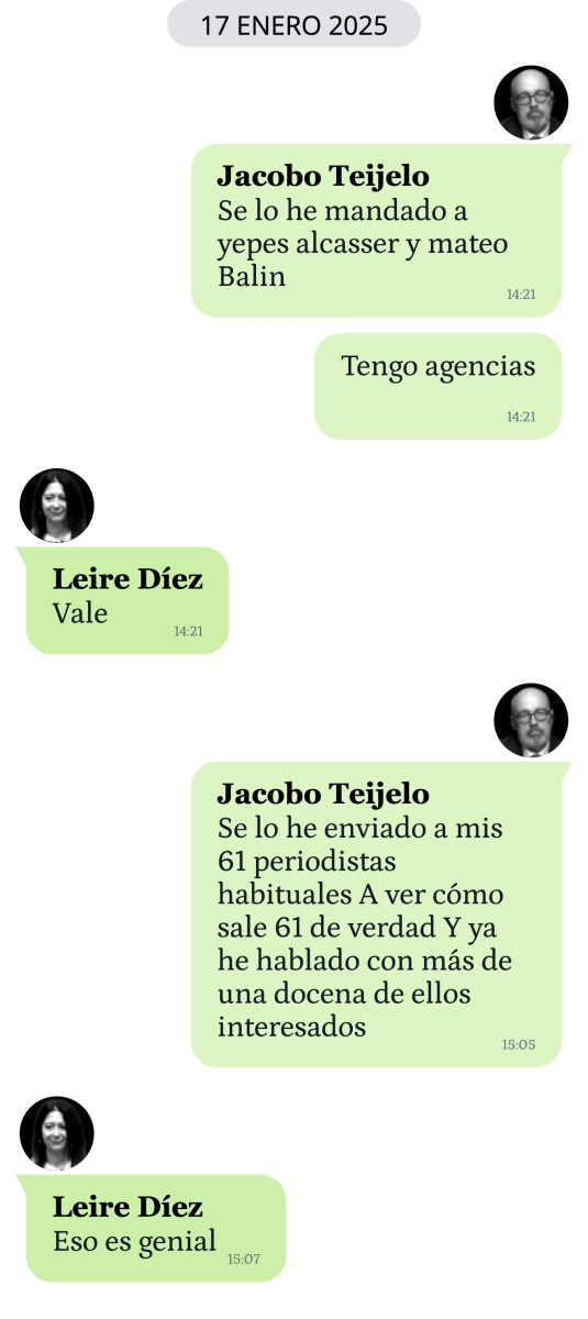 Conversación entre Jacobo Teijelo y Leire Díez