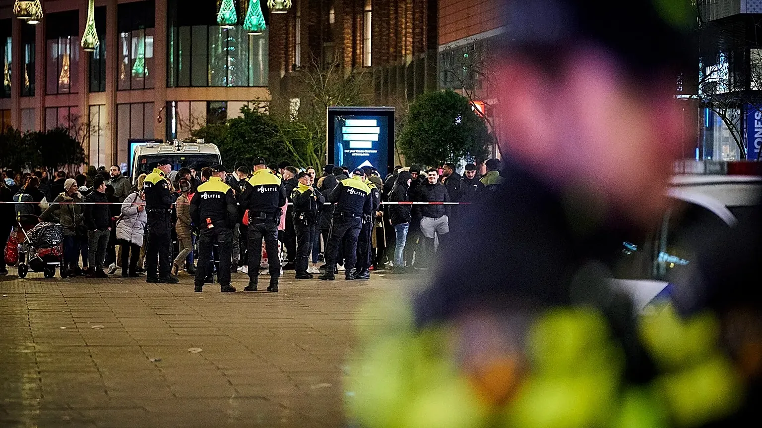 Dutch police on the street in The Hague, 29 November, 2019