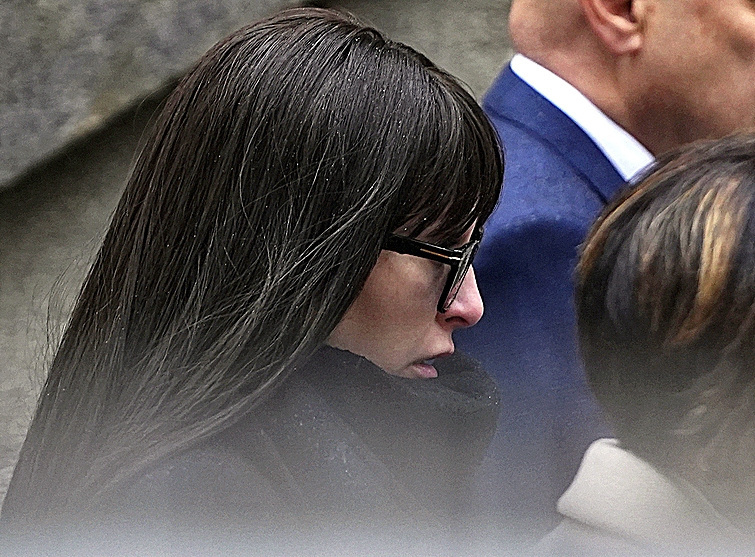 La ex pareja de Ábalos Jésica Rodríguez, a su entrada en el TS.