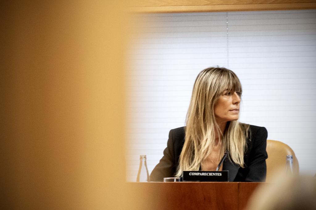 Begoña Gömez, durante su comparecencia en la Asamblea de Madrid en noviembre de 2024.