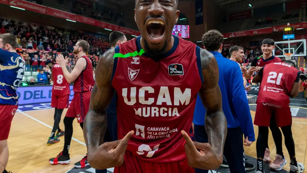 Jugador del UCAM Murcia CB. EFE
