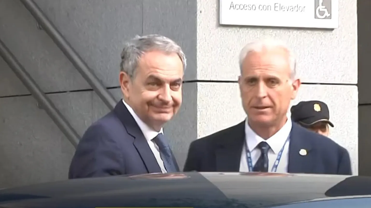 Former prime minister José Luis Rodríguez Zapatero on arrival at the National Court in Madrid on 17 June 2026.