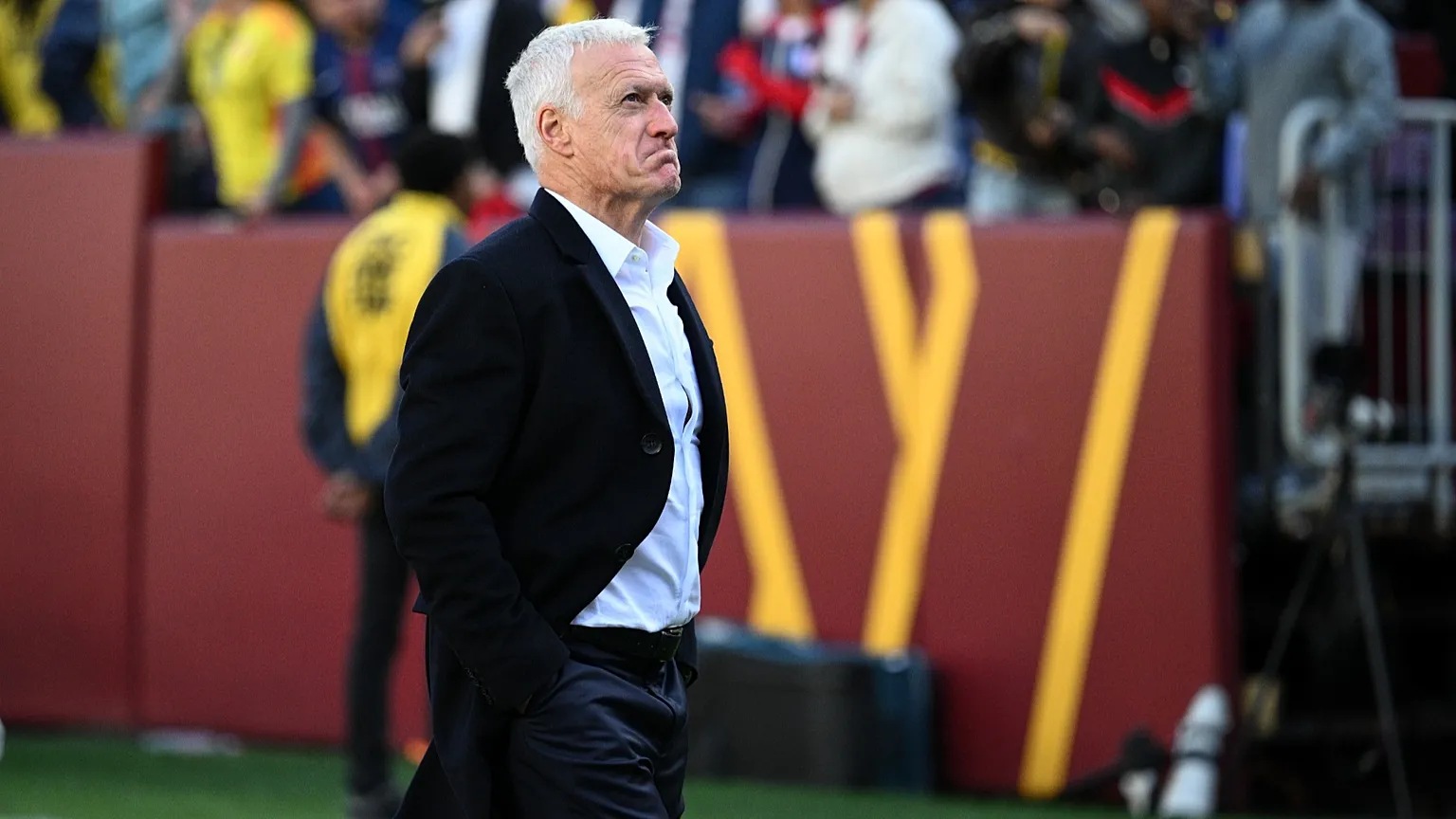 Didier Deschamps during the match between France and Colombia on 29 March 2026.