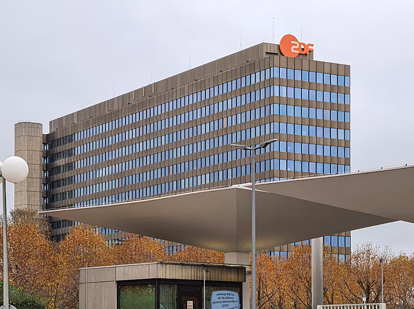 The headquarters of ZDF in Mainz, 7 November, 2021
