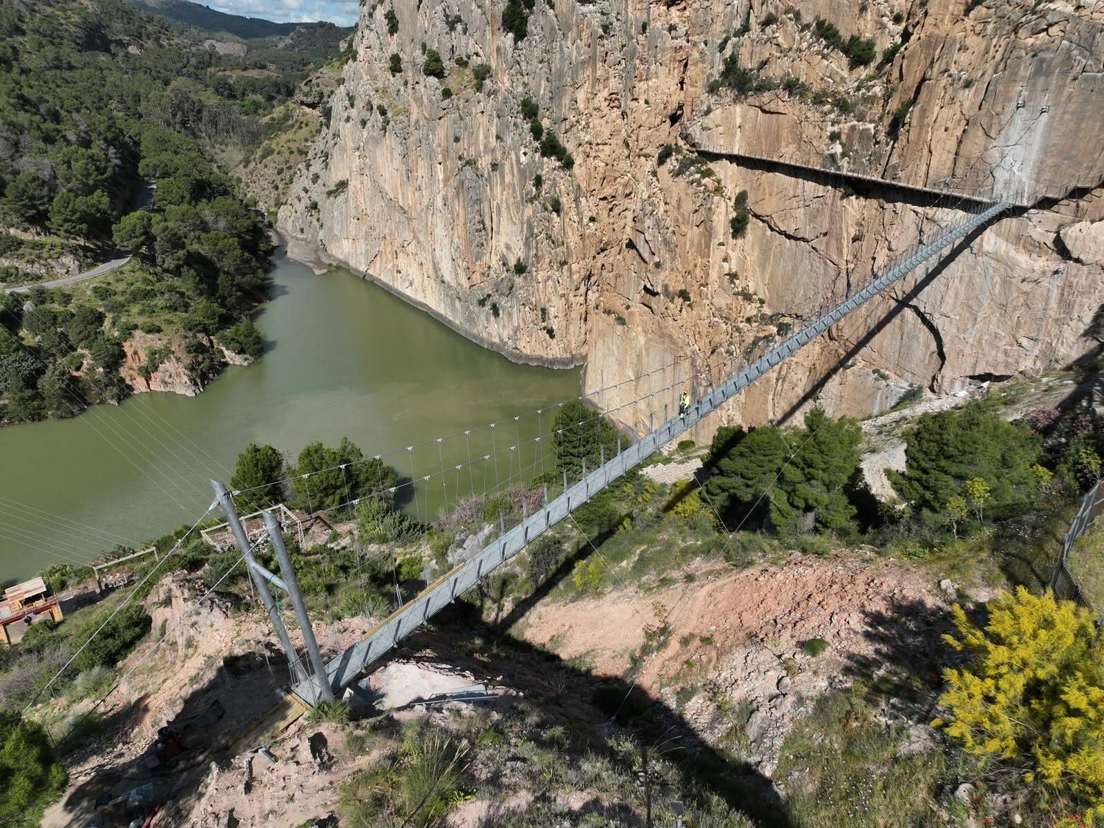 Foto: Esta es la fecha en la que el Caminito del Rey abre su nuevo puente colgante. (Instagram/@diputacionmlg)