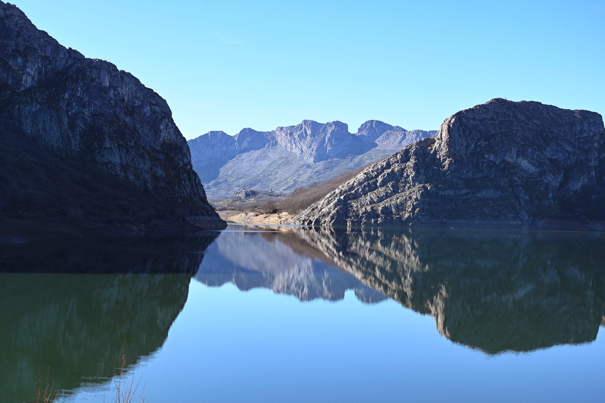 La situación de los embalses de agua en España (EFE)