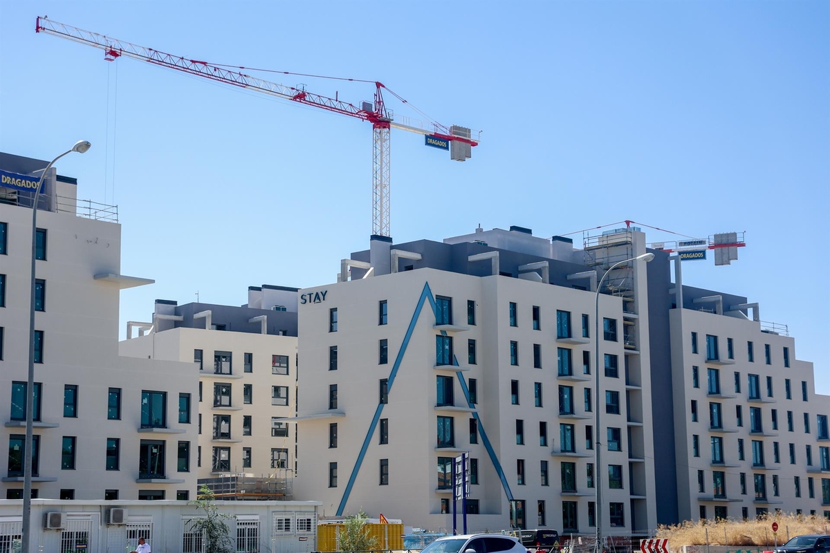 Viviendas en construcción en Madrid (Ricardo Rubio / Europa Press)