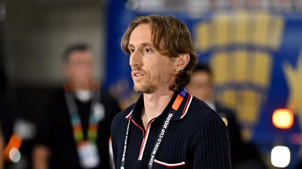 Modric, antes de su debut con Croacia en el Mundial.