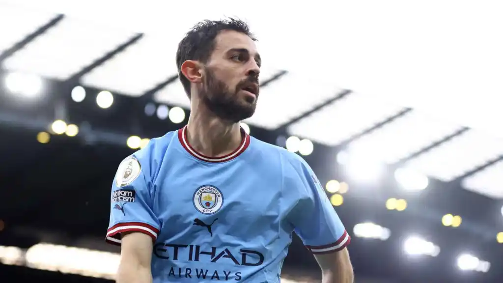Bernardo Silva, durante el Manchester City-Aston Villa
