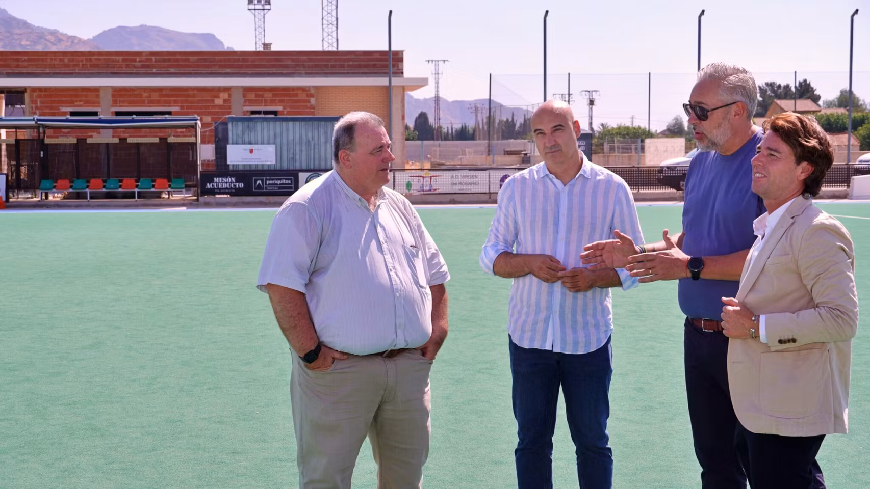 Inauguración del campo de hockey en Santomera