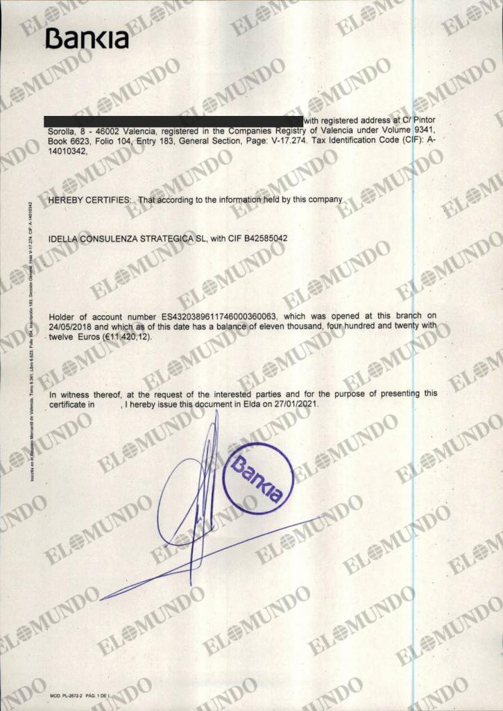 Intercambio de correos el 27 de enero de 2021 para una sucursal en Dubái.