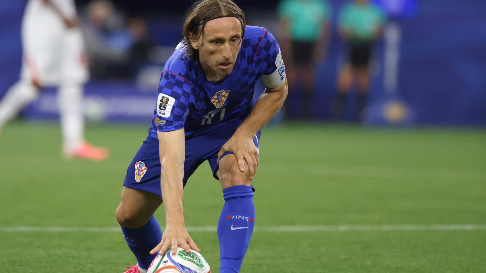 Luka Modric, durante el partido ante Inglaterra.