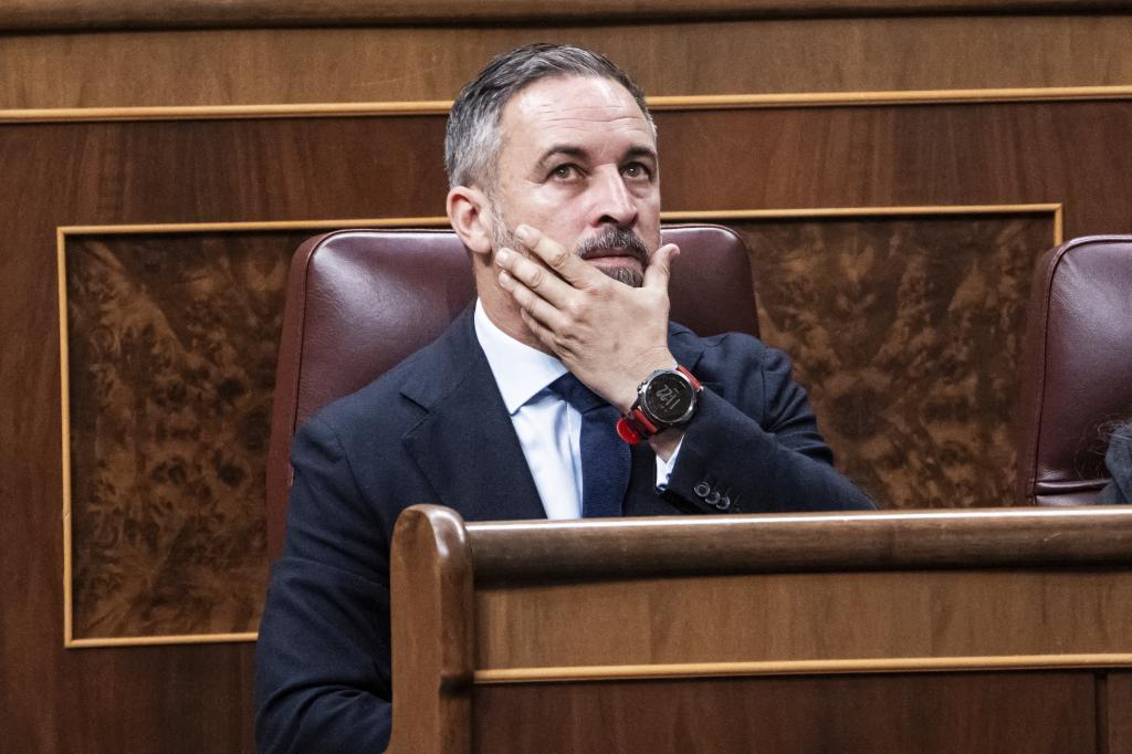 Santiago Abascal, en el Congreso de los Diputados el pasado 11 de junio.