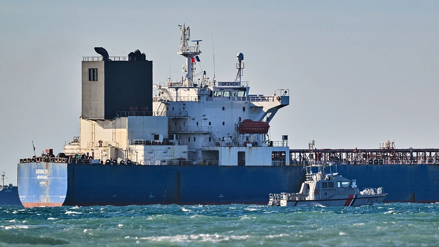 The full ban on maritime services is currently on hold.