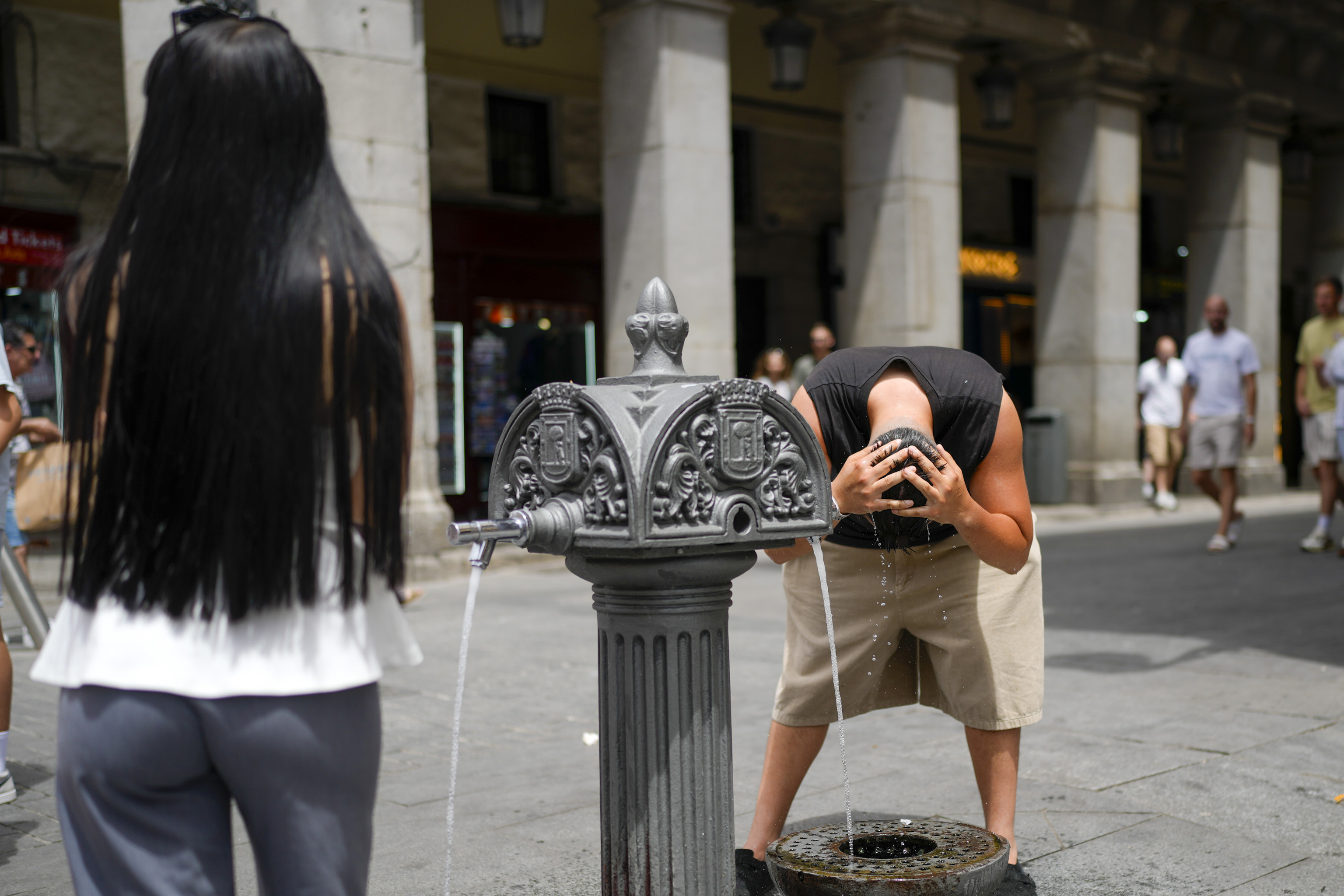 La primera ola de calor del verano en Madrid.