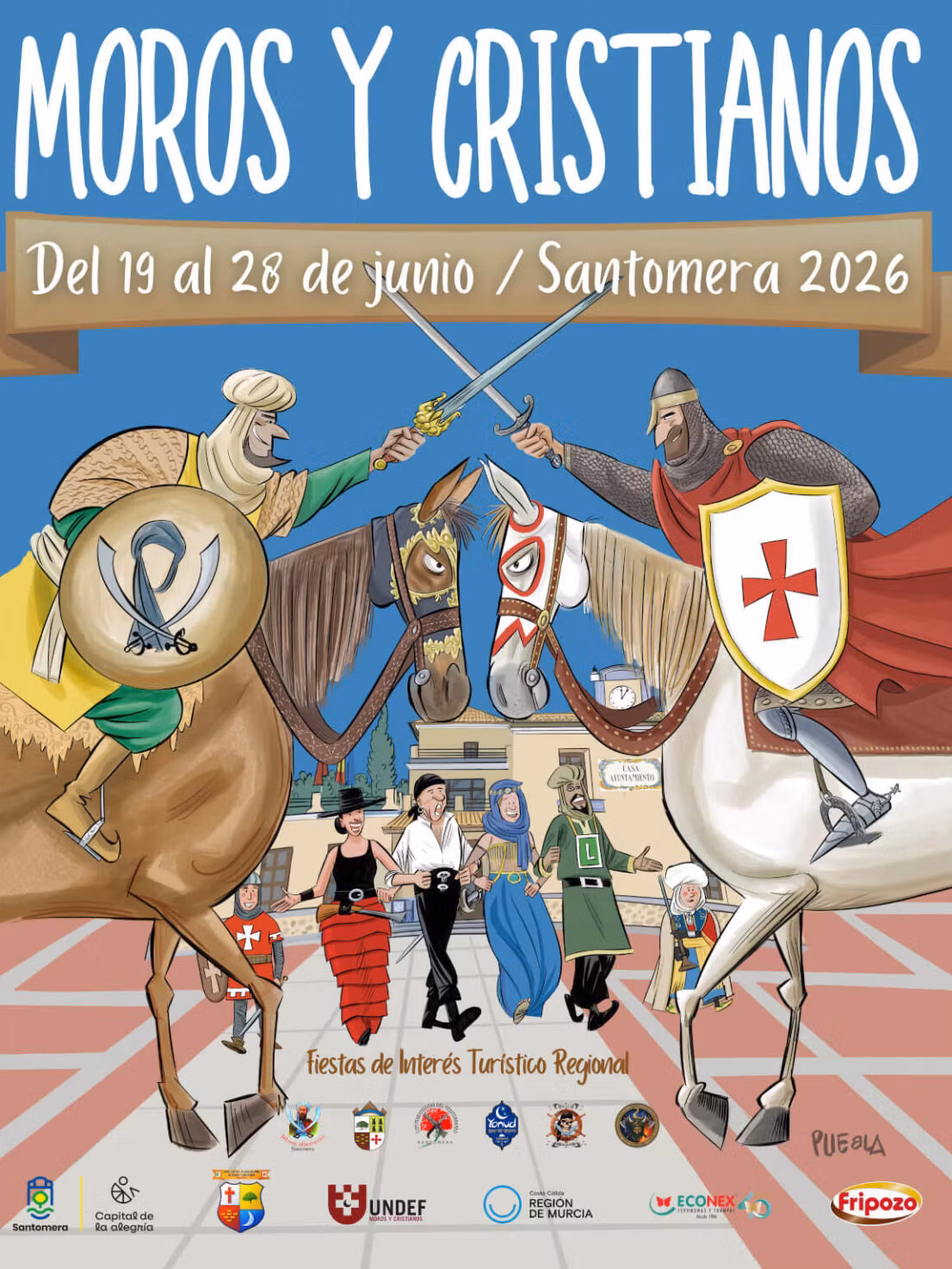 Cartel oficial de lad fiestas de Moros y Cristianos de Santomera 2026.jpg