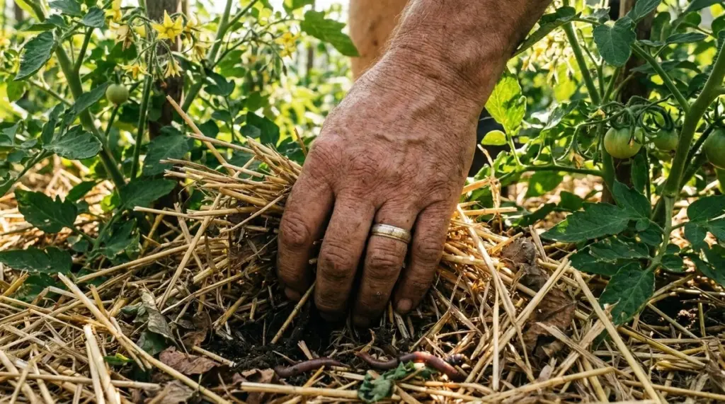 Acolchado y riego: el error que seca tus plantas sin que te des cuenta
