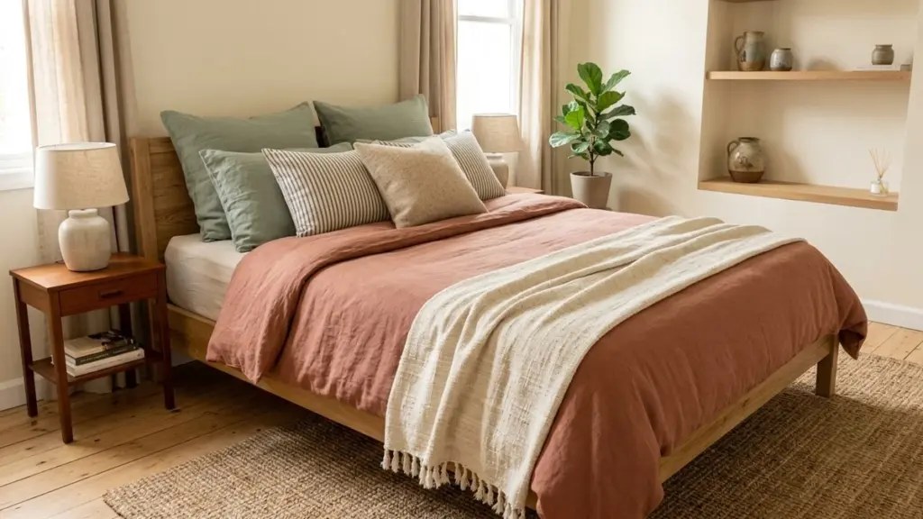 Adiós al blanco: los 3 colores de ropa de cama que envejecen tu dormitorio