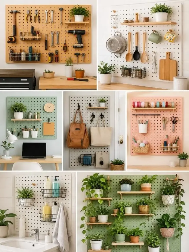 Adiós al caos: el truco del Pegboard para una Organización del hogar impecable