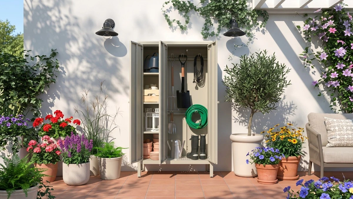 Adiós al desorden en la terraza: el Gabinete Kolbjörn de IKEA lo cambia todo - image 1