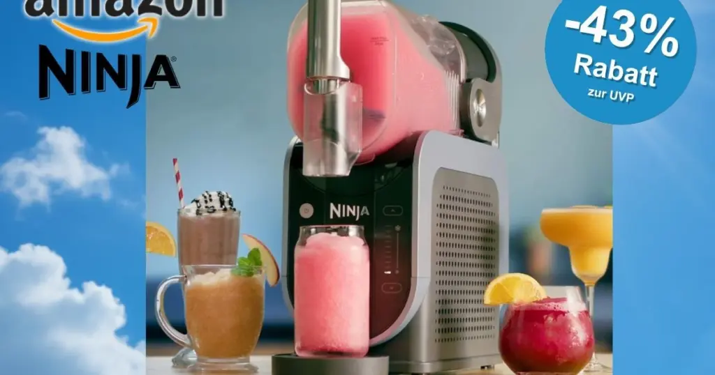 Adiós al hielo: la Máquina Ninja SLUSHi al 43% en Amazon hace granizados de cine
