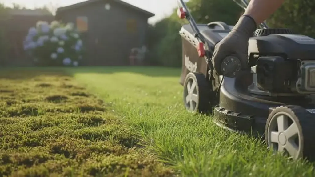 Adiós al musgo: el truco de los milímetros para un césped de revista