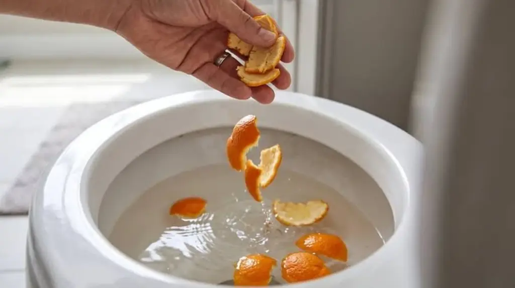 Adiós a los olores en el inodoro: por qué pongo cáscara de naranja cada semana
