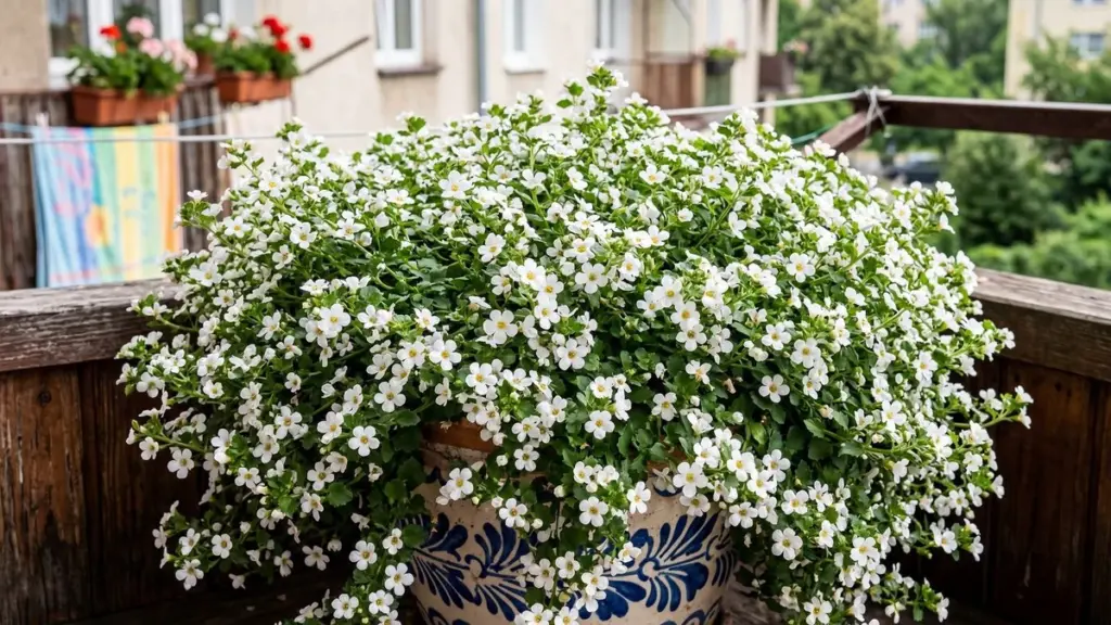 Adiós petunias: por qué la Bacopa (Bacopa monnieri) Great White es reina en 2026